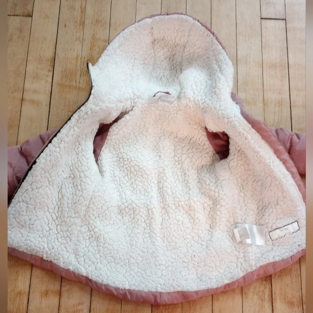 DKNY Hooded Puffer Winter Jacket for Kids 2T